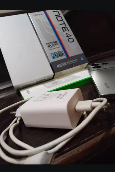 Infinix Note 40 complete box wireless charger still mobile 10/9.5