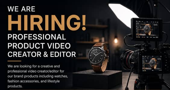  Hiring: Young Video Creator / Video Editor