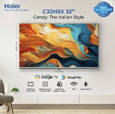 Candy The Italian Style By Haier 32 Inch LED TV