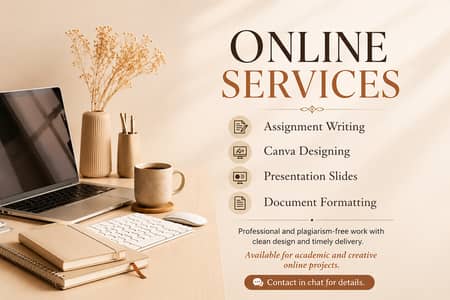 Online Assignment Writing & Canva Designing Services