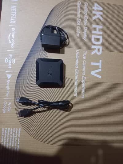 Android box plus HDMI plus charger