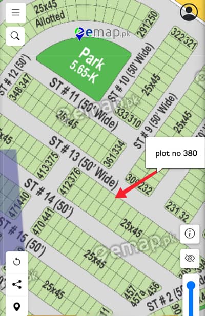 You Can Find A Gorgeous Residential Plot For sale In Bahria Town Phase 8 - M Block