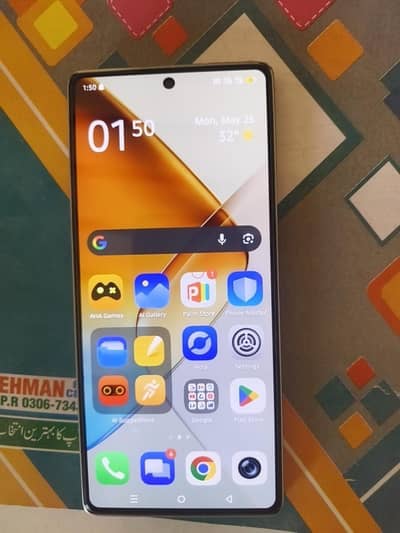 infinix note 40 8+8 / 256 GB good condition