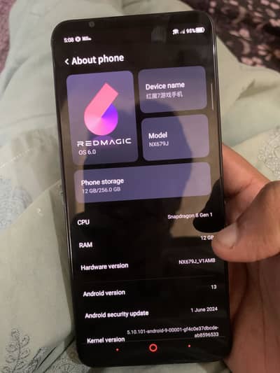 Red Magic 7 Gaming phone for sale