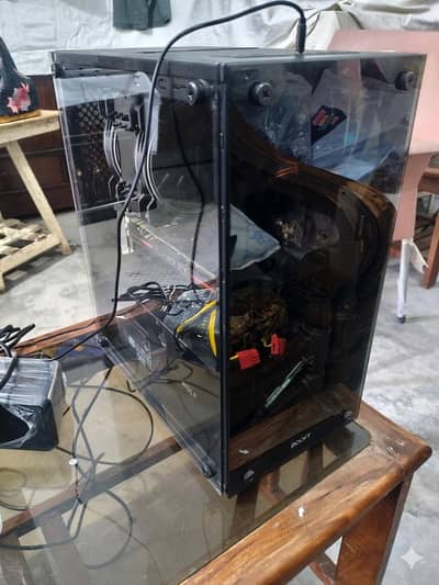 boost wolf pc case / casing with separate 4 fans