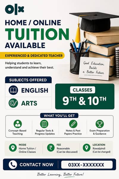 Online/home tutor