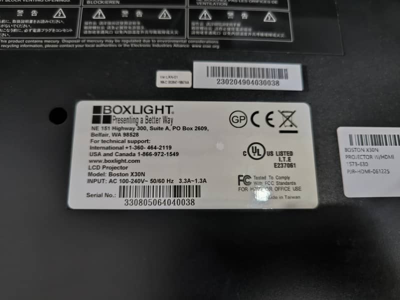 boxlight LCD projector 13