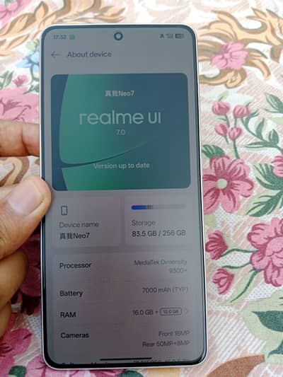 Realme Neo7 For Sale Official PTA APPROVED