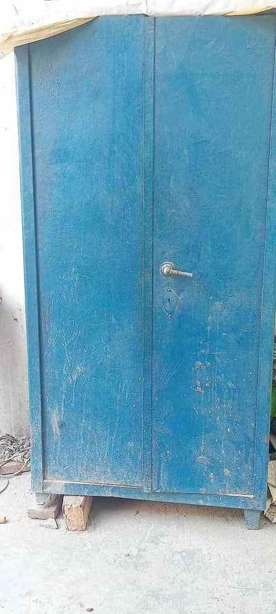 Blue steel almari length 6 feet wirth 3 feet depth 1 feet 7 inch