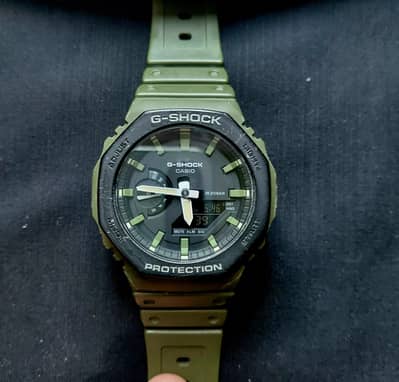 Casio ga-2110-su military green imported from dubai