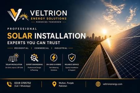 Professional Solar Installation in Multan | On-Grid, Hybrid & Off-Grid