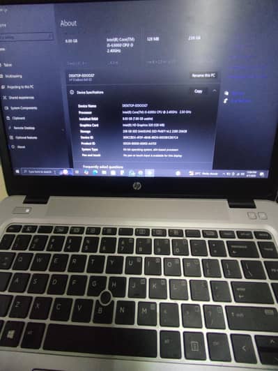 hp elite book core i5 6 gen