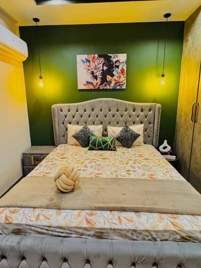 Per day& Daily and weekly basis One bedroom fully furnished One Bedroom fully furnished luxury apartments available for rent