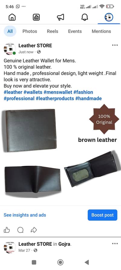 leather wallet for mens