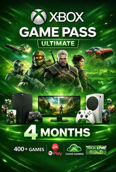 Xbox Gamepass ultimate 4 months |400+ Games| Instant Delivery |