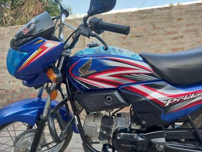 Honda Pridor 100cc Blue 2021 Model – Excellent Condition
