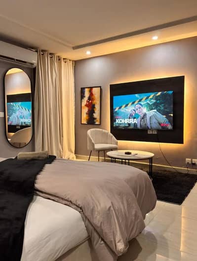 Per day &Daily basis and weekly basis Studio fully furnished luxury apartments available for rent.