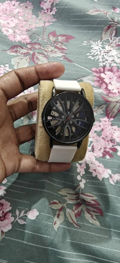 Seastar Ferrari Wheel Watch White Silicone Strap Premium Sports Design