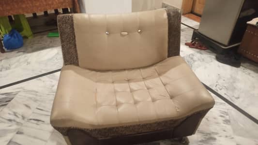 7 seater sofa rexin material