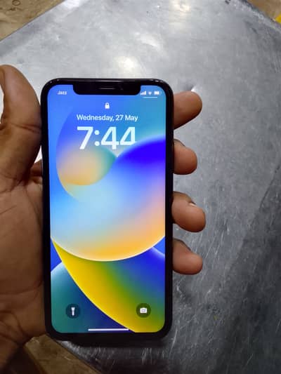 Iphone x pta approved 256gb battery68face id not working panel change