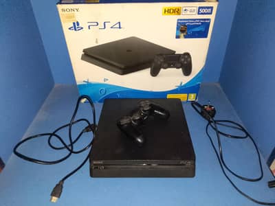 playstation 4 slim ( original box )