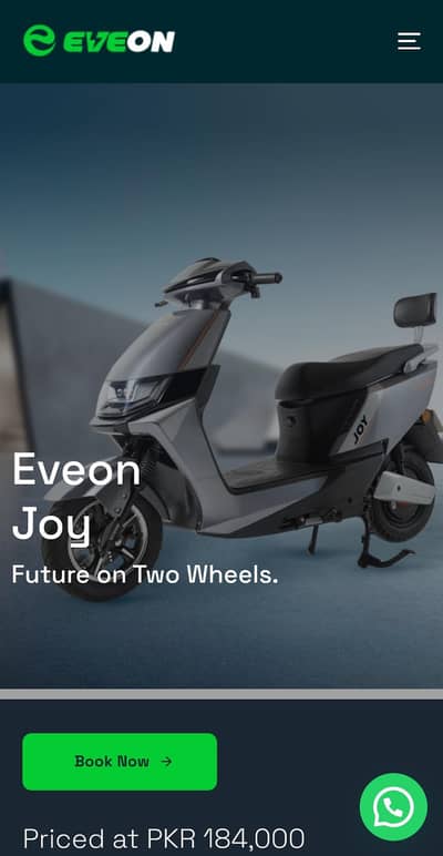 Eveon Joy future on two wheels.