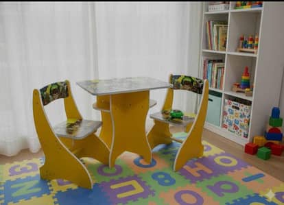Kids study Table and 2 Chair set new wholesale rate