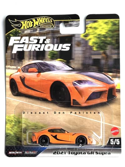 Hot Wheels Toyota GR Supra MK5 Orange Fast & Furious