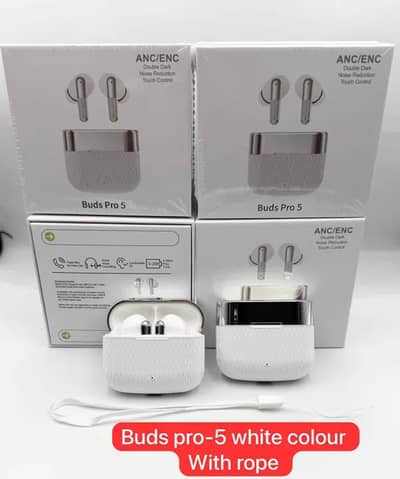 Buds Pro 5 Earbuds – ANC ENC Wireless Bluetooth Earbuds | AirPods