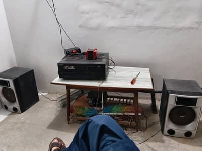 pioneer VSA750 AND Sony Surround Speakers
