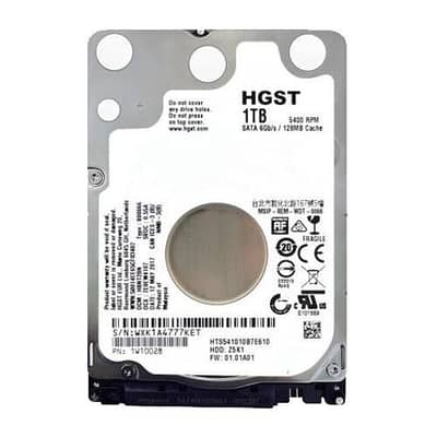 Hitachi  HGST 1TB  Laptop HDD  2.5"  03120088714