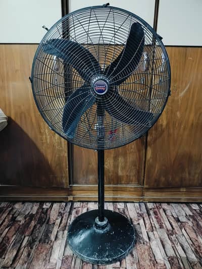 paramount RTM#300 stand fan black colour used perfect condition  full