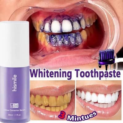 v34 teeth Whitening serum for Bright smile