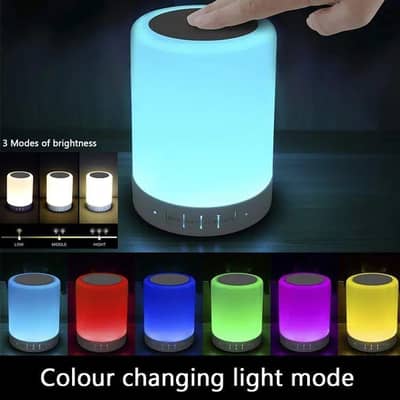 Touch lamp wireless speaker with night light & Bluetooth(free delivery