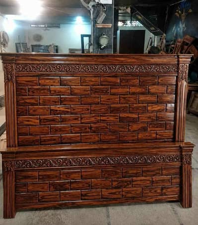 New pure woden shisham king size bed