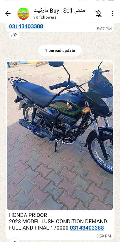 PRIDOR 165 FINAL GOOD CONDITION