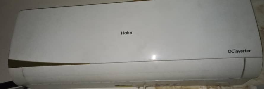 Used Haier inverter AC 1.5 ton for sale in perfect condition