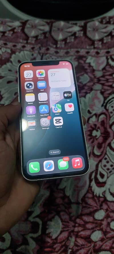 Apple iPhone 12 pta approve 128gb off white