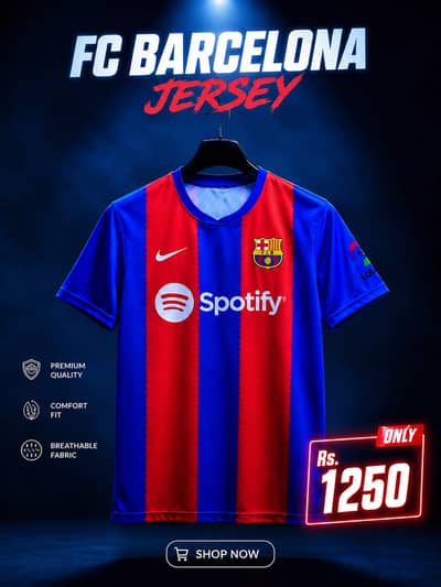 FCB JERSEY SALE FOR 16 years cash on Delivery contact on 03002130328