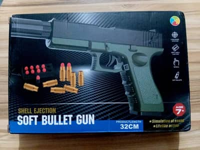 Soft bullet toy gun for boys
