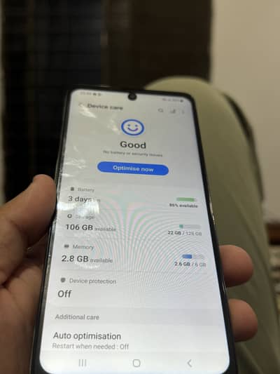 samsung a51 panel chage