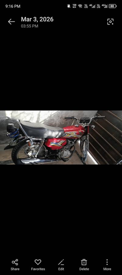 Honda 125 2024/2025 8  month ki bike ha 25 ka Sticker