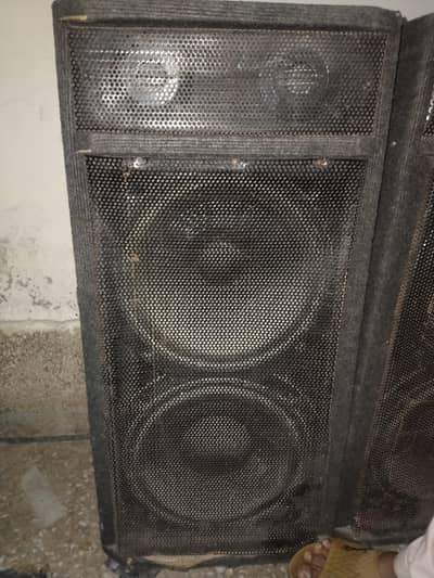 Speakers woofer Pair 12"+12"