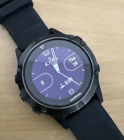 Garmin Fenix 5 Sapphire Edition – 100% Working Perfect Condition