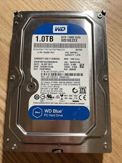 WD 1TB Hard Disk