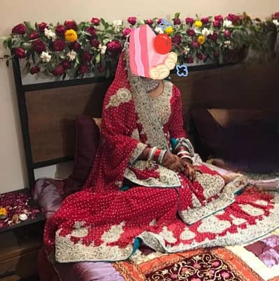 Beautiful red barat dress for sale  - once worn