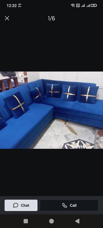 sofa set L shape urgent sale