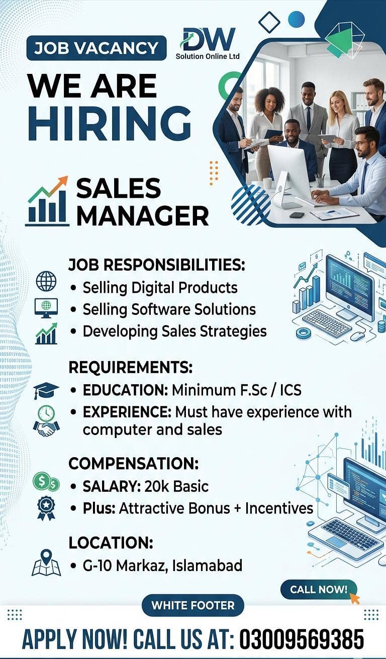 Sales Manager(office based) 0