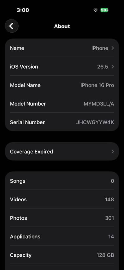 Apple iPhone 16 Pro