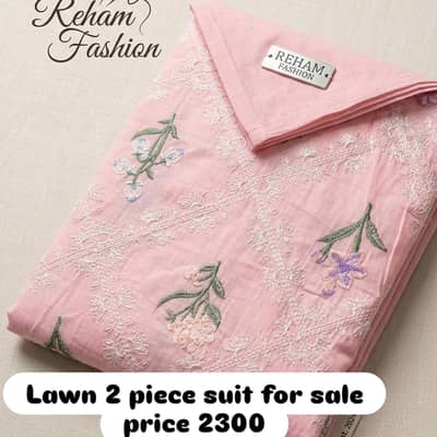2 piece lawn suit